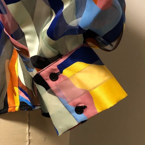 CQbyCQ multicolour sheer blouse - Picture 5 of 5